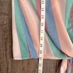 Madewell  Novel Tie-Front Button Top in Flagstaff Stripe Photo 8