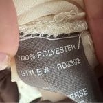 Ryu NEW Anthropologie  Sleeveless Pleated Ruffle Babydoll Dress SMALL Beige/Brown Photo 11