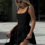 ZARA  dress mini corset inspired ruffled balloon bodycon summer cocktail wedding Photo 10