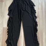 Amazon Black See Through Mesh Pants Festival Pants Photo 0