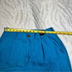 One 5 One  Size Medium Blue Pleated High Rise Shorts NWT Y2K Business Casual Chic Photo 8