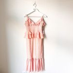 New Song Of Style Lucia Midi Dress Size M Pink Size M Photo 3