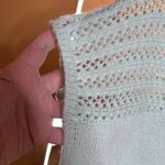 SheIn Boat Neck Cap Sleeve Casual Ribbed Knit Top Mint Green Size Small Photo 8