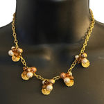 Charter Club  gold tone cluster bead necklace Photo 0