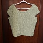 Anthropologie Maeve Socialite Popcorn Tee Light Green-Size XL Photo 2
