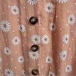 Sundae Muse Women's Pink Floral Button Down Mini Dress Size US 2 Photo 3