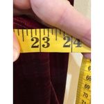 John Mark  Shirt Women‎ Red Plaid Shimmer Soft Fuzzy Velvet Velour Lux Size Large Photo 10