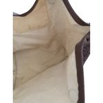 Longchamp  Brown Snake Print Le Pliage Shoulder Tote Bag Satchel Photo 8