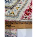 Susan Bristol Fair Isle Knit Cardigan Sweater Multi Color Floral Motif Women's M Photo 10