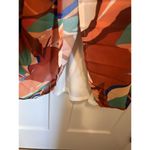 Flying Tomato NEW Women’s Size 1X midi dress Colorful orange Retro Pattern Belt Photo 6