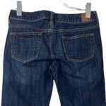 American Eagle Women's Boy Fit Crop 8" Mid Rise Dark Denim Wash Jeans Size 0 Photo 3