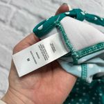 Salt + Cove Juniors Polka Dot Emerald Green Tankini Top Size M Push Up Tie New Photo 4