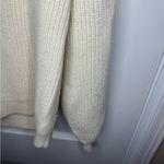 Sézane Sezane Zack Wool Blend Cable Knit Mockneck Sweater Ecru size S Photo 7