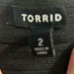 Torrid Women's 2X Gray Flare Knit Short Skirt Casual Plus Size Photo 2