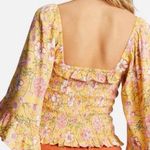 Billabong BILABONG Bell Sleeve Floral Top Size Small Photo 1