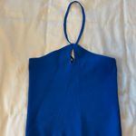 Forever 21 Blue Keyhole Crop Top Photo 0