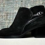 Cordani Beverly Heeled Ankle Booties in Black Suede Size 10 Photo 0