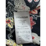 Zadig & Voltaire  Raspali Print Mini Dress Sz Small Floral Drop Waist Puff Sleeve Photo 5