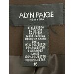 Alyn Paige New York Vintage Java Brown Blazer Size 16 Photo 4