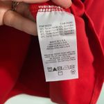 ASICS Women Red & Navy V-neck Athletic Performance Long Sleeve Top Size L Photo 5