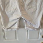 Sandpiper white jean shorts Size 14 high rise Photo 3