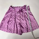 ZARA ’s Women High Waisted Polka Dot  Belted Style Shorts Sz S Photo 5