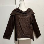 Dress to kill faux suede asymmetrical top :box002: Brown Size undefined Photo 0