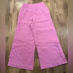 Anthropologie Maeve for  Hot Pink Soft Cotton Wide-Leg Pants Women’s 0 Photo 6