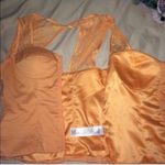 Forever 21 ORANGE LACE CORSET/BUSTIER TOP Photo 2