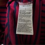 Old Navy Striped Red and Navy Crewneck Top Sz L Blue Size L Photo 4