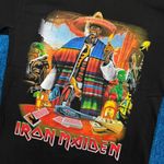 Iron Maiden “Viva Mexico Cabrones “ Heavy Metal Band Graphic T-Shirt Size Large Photo 2