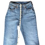 Levi's Levi’s Ribcage Straight Ankle Jeans Light Wash High Rise Waist Altered Womens 27 Photo 7