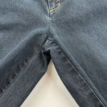 Bisou Bisou  Michele Bohbot Flare Blue Jeans Contrast Stitching Size 4 Y2K Photo 7