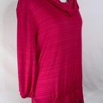 Adidas ClimaLite Dark Pink Cawl Neck Sporty Athletic Casual Wear Hoodie M Photo 3