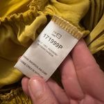 Anthropologie  Dolan Silk Yellow Wide Leg Cropped Pants Size MP Photo 3