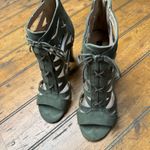 Parker & Sky Parker and‎ Sky green suede strapping heels so cute Photo 2