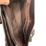 CELINE CE00/33 Brown Leather Boogie Satchel Bag Made in Italy Top Handle Purse Photo 12