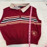 KYOUKO wizard school sleeveless knit polo top size L Red Size L Photo 6