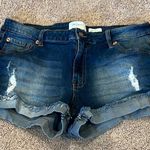 Celebrity Pink Denim Blue Women's Shorts Photo 0