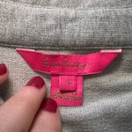 Lilly Pulitzer  Emalia Shimmer Terry Pullover Gray Sparkle Sweater Womens S Photo 2