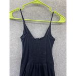 EXPRESS Women's Dress Solid Navy Blue Surplice Sleeveless Midi Size XS Photo 3