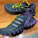 Adidas  Kanadia TR Trail running shoes purple gray yellow size 8 Photo 0