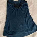 Athleta Dark Blue Tank Top with Built in Shelf Bra Photo 8