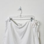 Old Navy [] White Linen Blend High Rise Front Wrap Mini Skort NWT Sz XL Tall XLT Photo 4