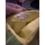 Loft Yellow Linen Blend Pencil Skirt Women’s Size 8 Classic Work Office Career Photo 3