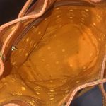 MCM Visetos Cognac Leather Monogram Bucket Tote Crossbody Shoulder Bag Near Mint Photo 10