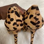 Steve Madden  Bolddd gold studded leopard fur platforms mob wife Photo 6
