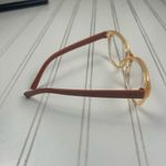 Jones New York Retro Clear Brown Eyeglass Frames Cat Eye Shape Photo 4