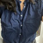 Marshalls Dark Blue Button Down Shirt Photo 1
