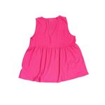 Zig Zag Stripe Black Pink Waffle (2) Sleeveless Babydoll Top 2XL‎ NWOT Plus Size Size XXL Photo 4